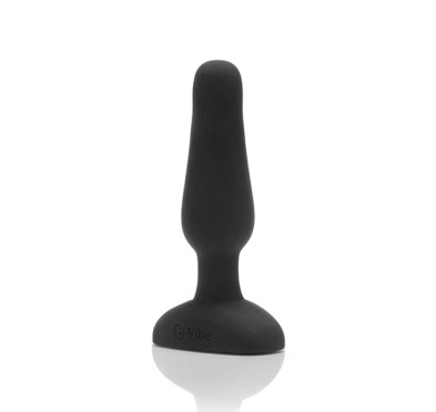 Zdalnie sterowany plug analny - B-Vibe Novice Plug Black